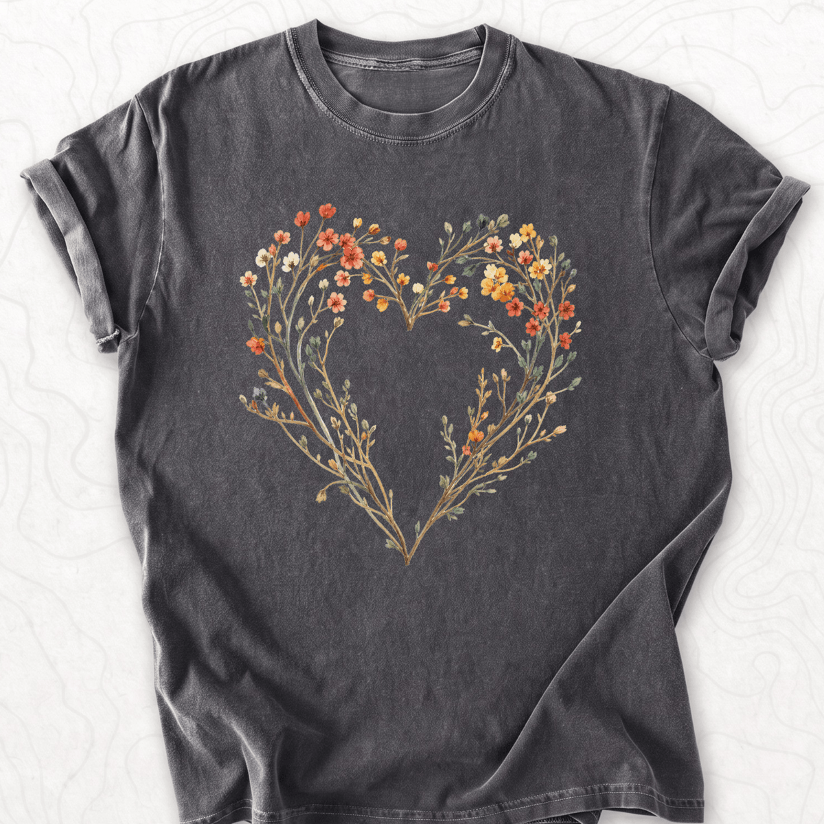 Floral Heart T-shirt