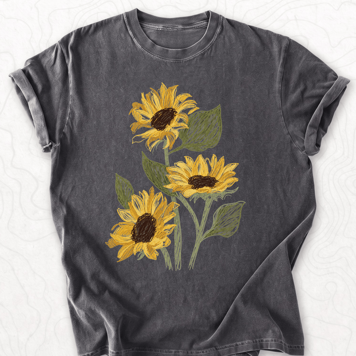 Sunflower Sketch T-shirt