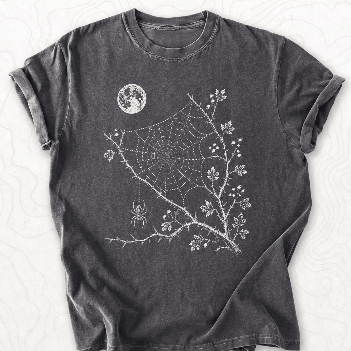 Moonlit Spiderweb T-shirt