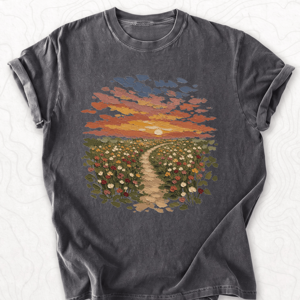 Sunset Garden Path T-shirt