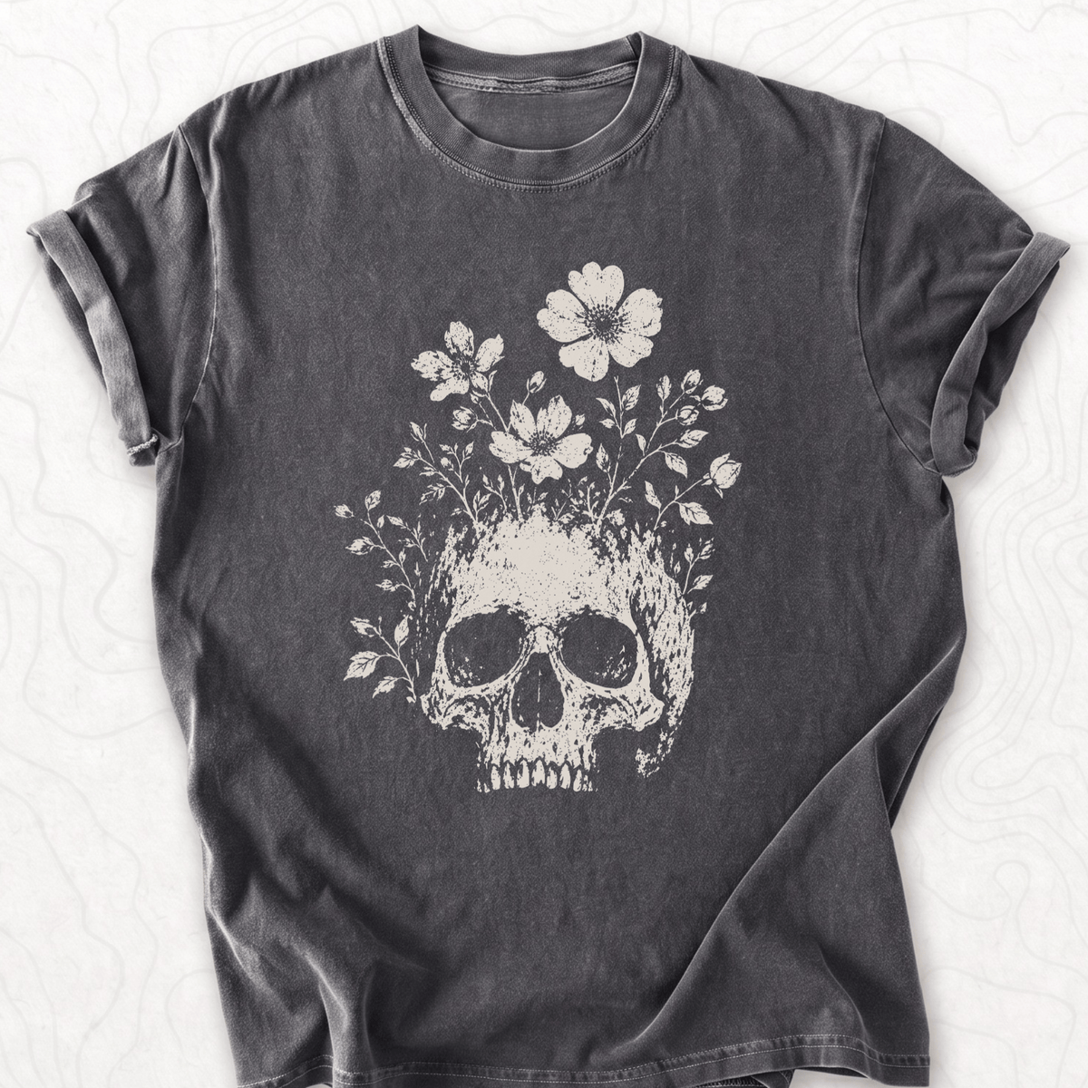 Floral Skull T-shirt