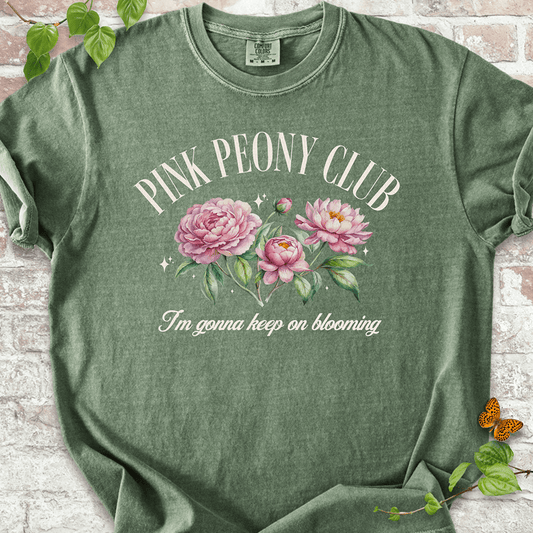 Pink Peony Club T-shirt