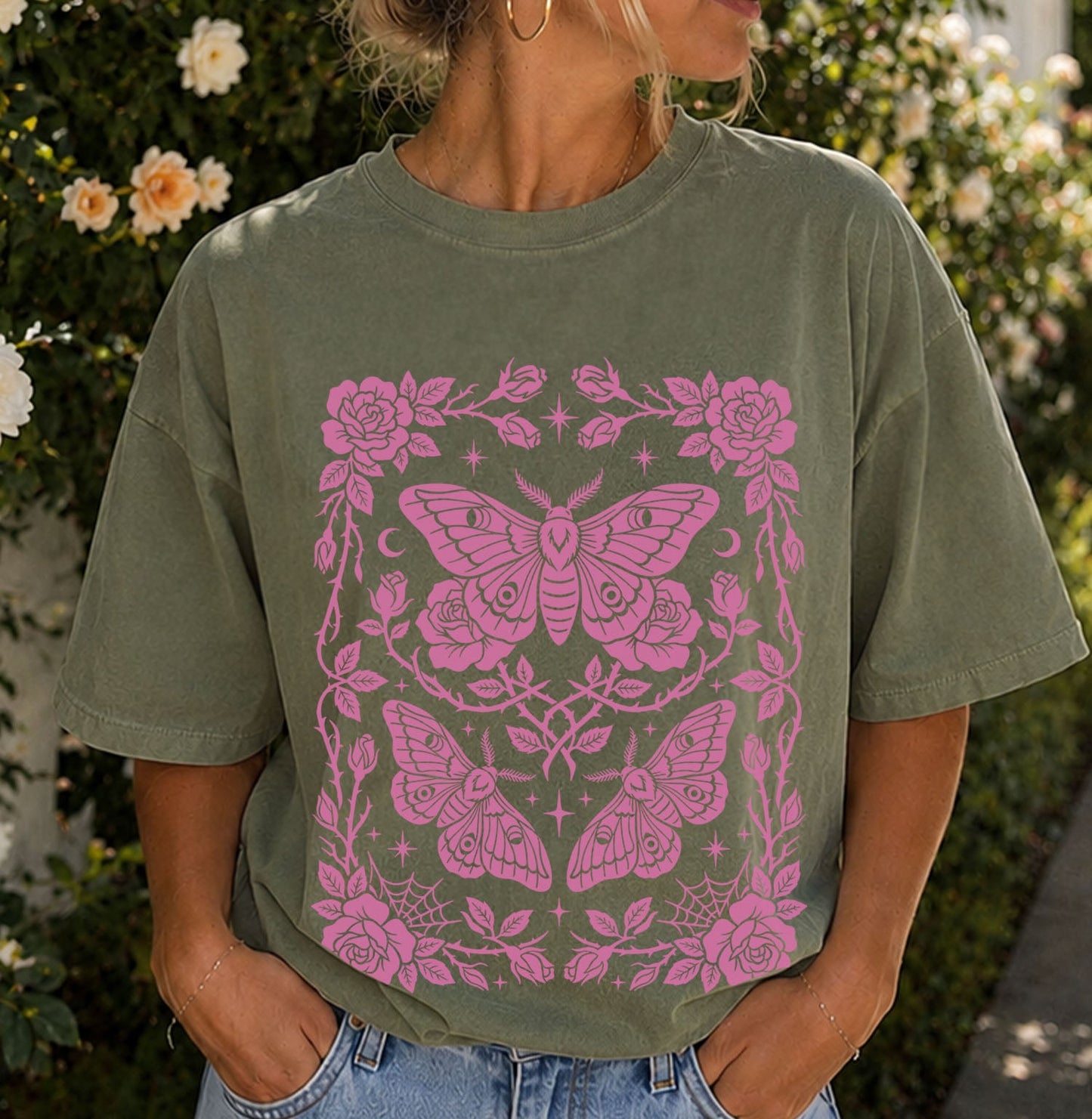 Pink Moth T-Shirt