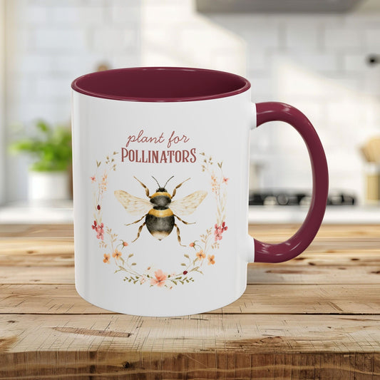 Plant for Pollinators Honey Bee Mug (11/15oz)