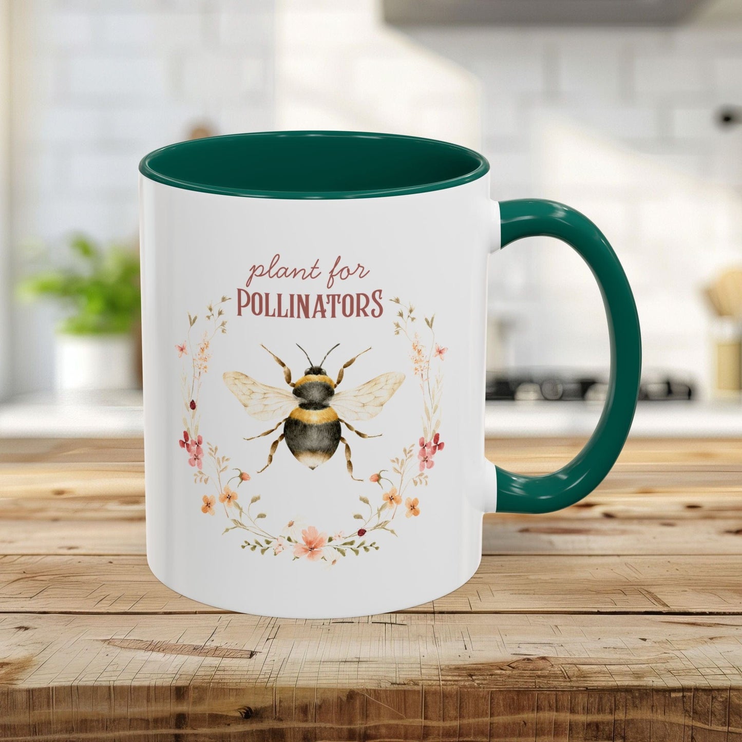 Plant for Pollinators Honey Bee Mug (11/15oz)