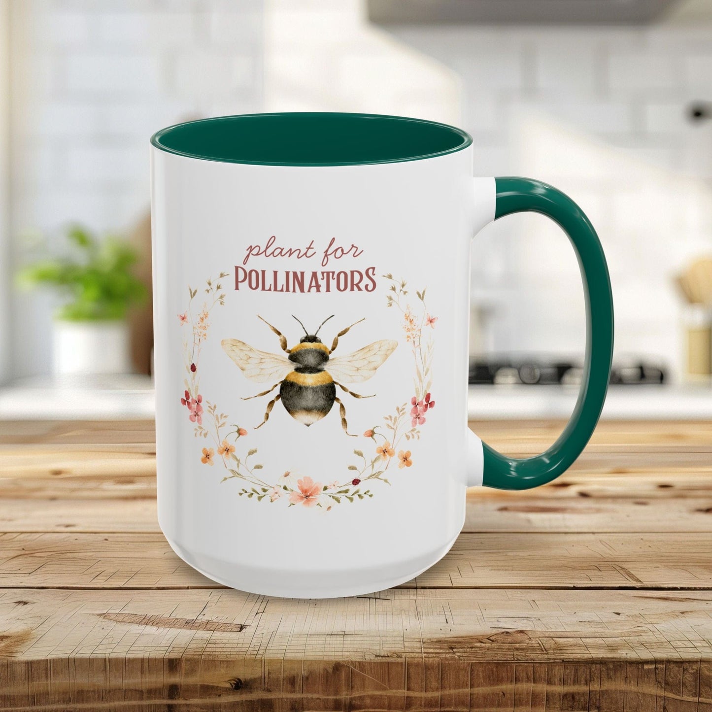 Plant for Pollinators Honey Bee Mug (11/15oz)