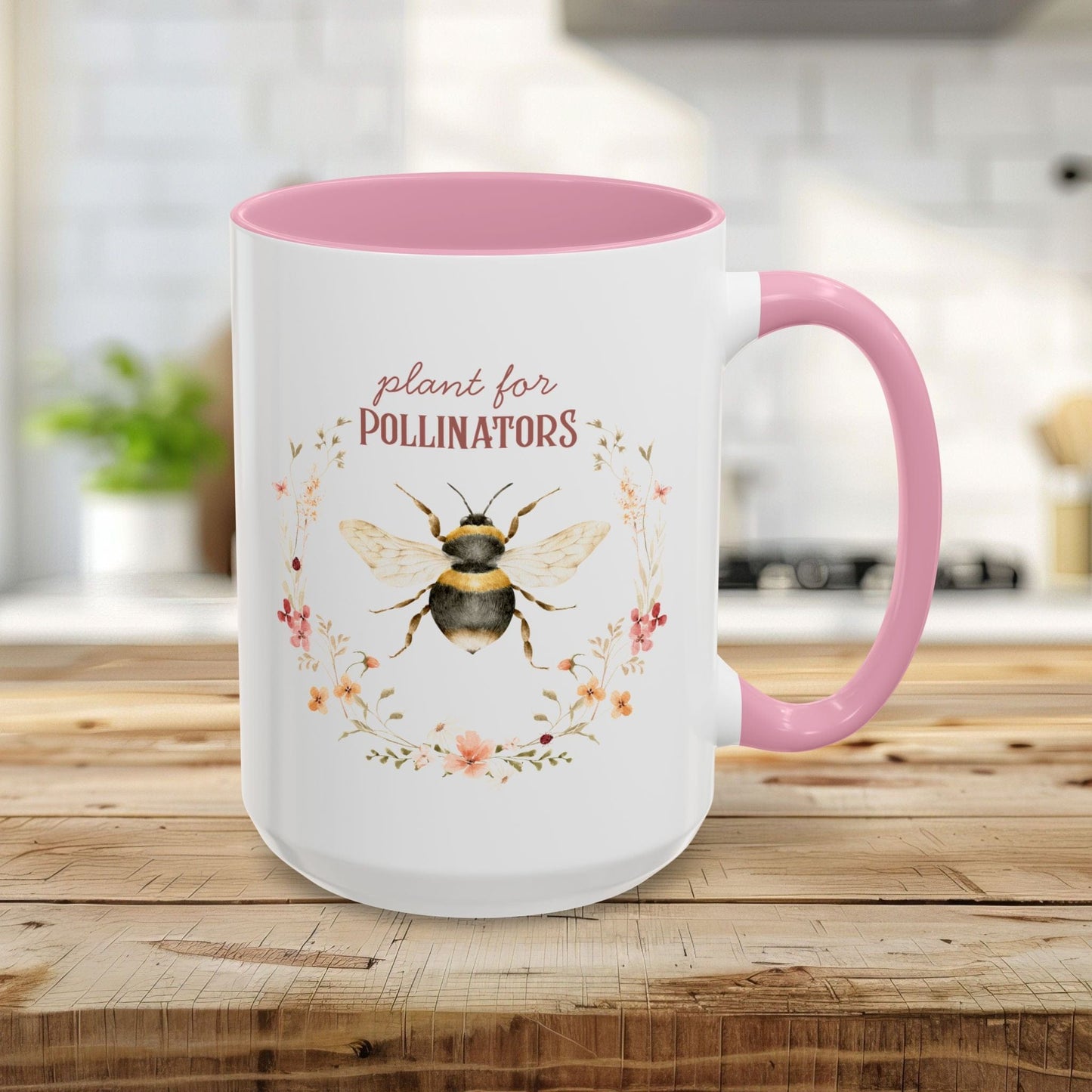 Plant for Pollinators Honey Bee Mug (11/15oz)