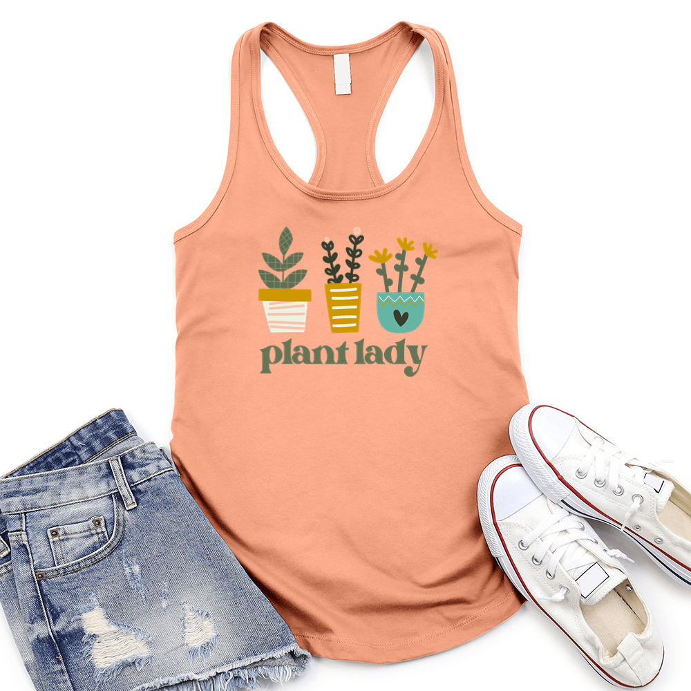 Plant Lady Color Women's Racerback Tank Top