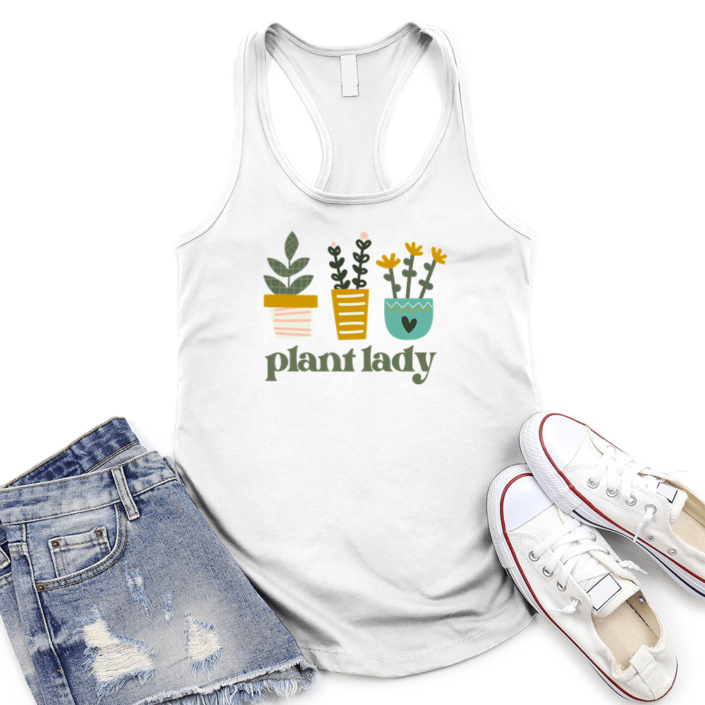 Plant Lady Color Women's Racerback Tank Top