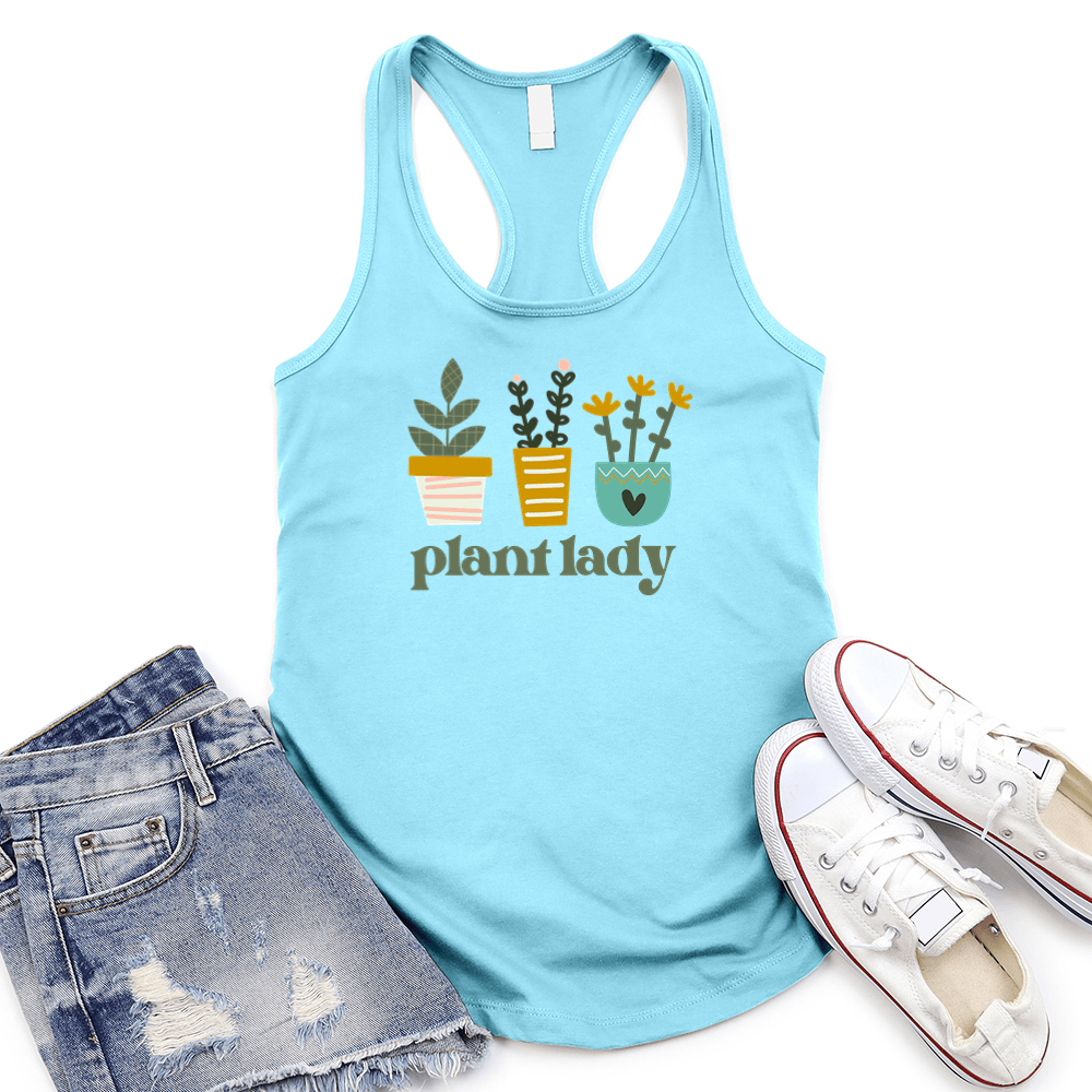 Plant Lady Color Women's Racerback Tank Top