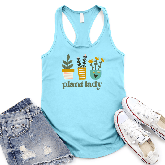 Plant Lady Color Women's Racerback Tank Top