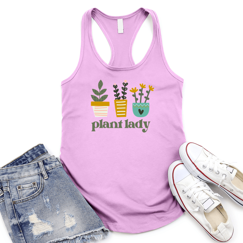 Plant Lady Color Women's Racerback Tank Top
