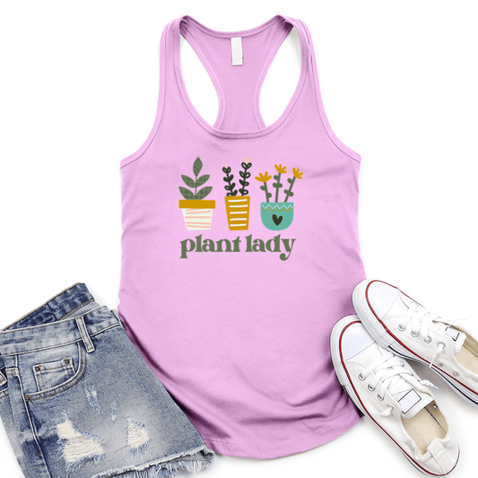 Plant Lady Color Women's Racerback Tank Top