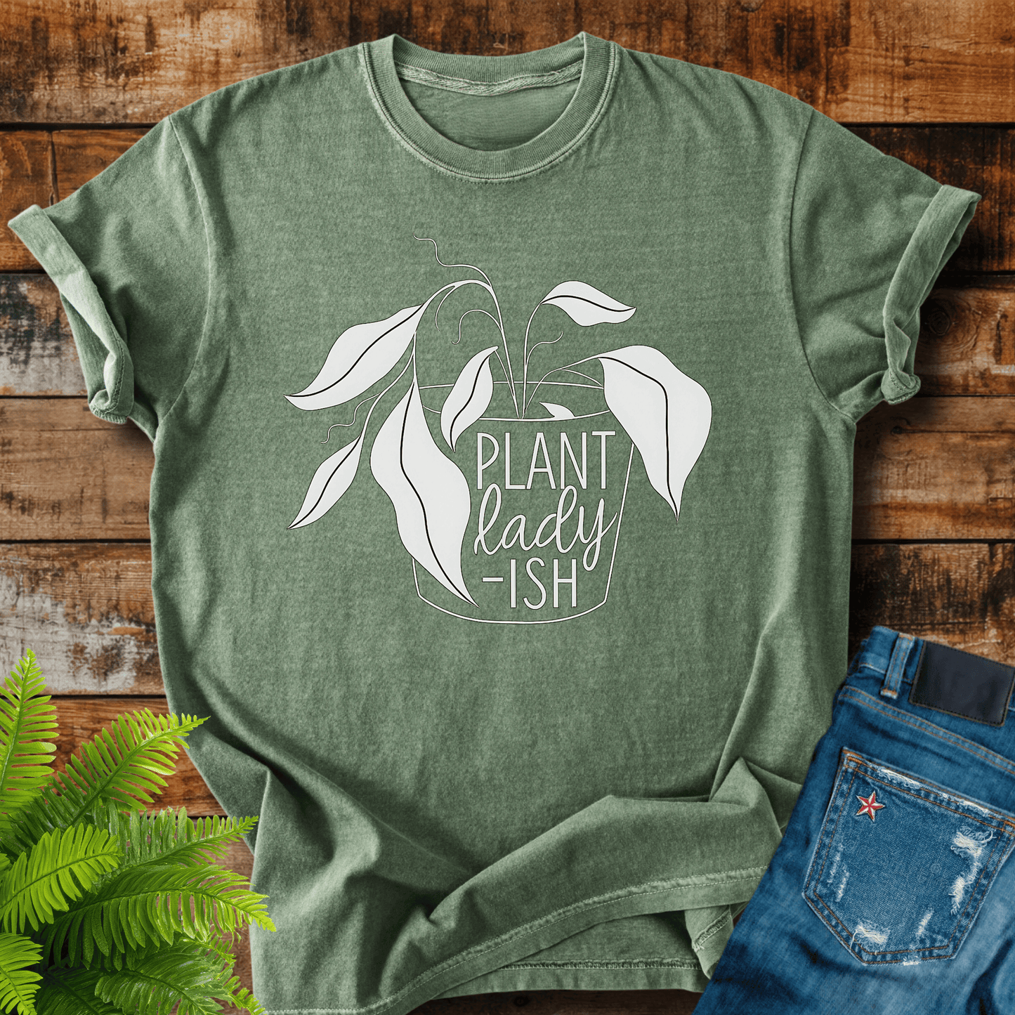Plant Ladyish T-shirt