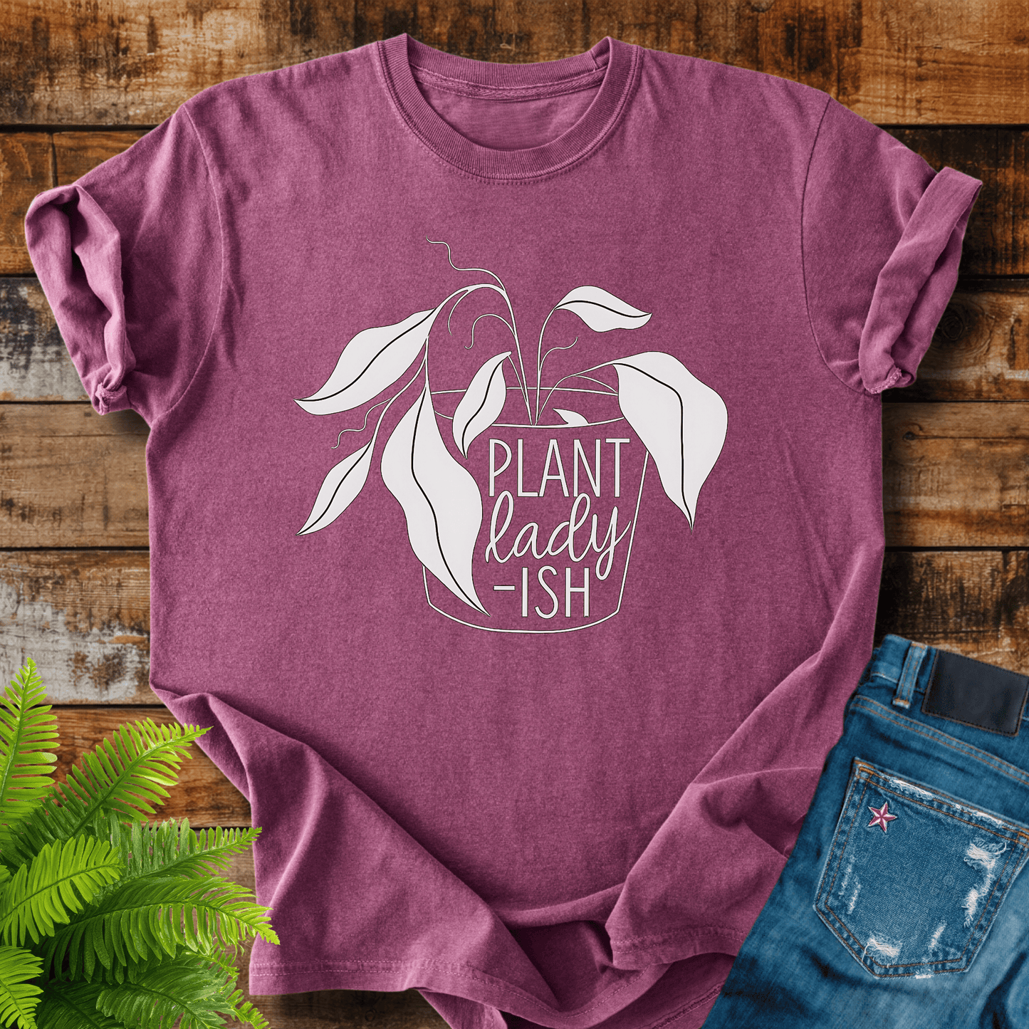 Plant Ladyish T-shirt