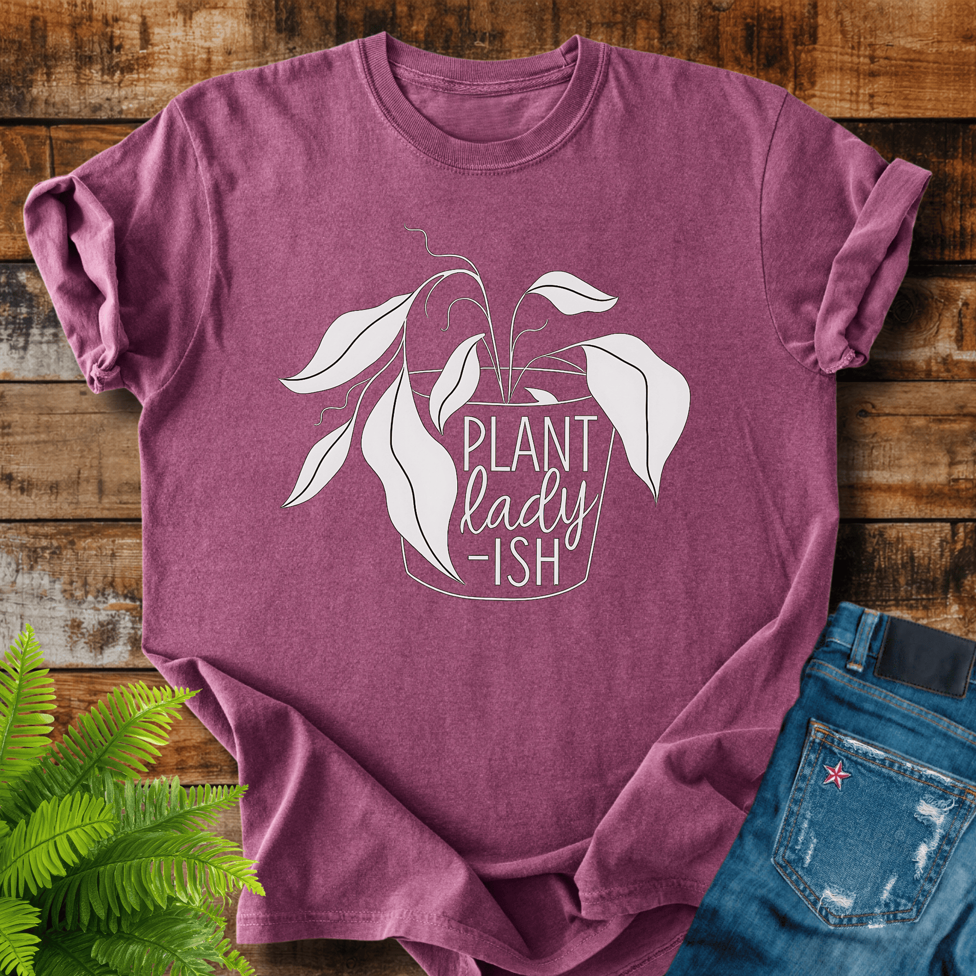 Plant Ladyish T-shirt