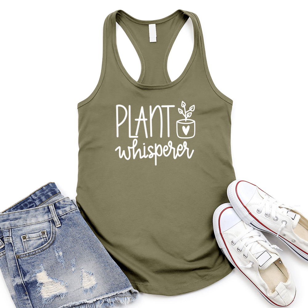 Plant Whisperer Women's Racerback Tank Top
