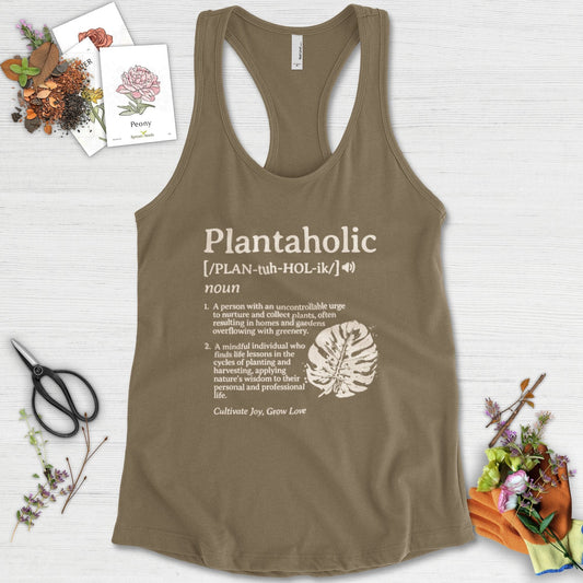 Plantaholic Definition Racerback
