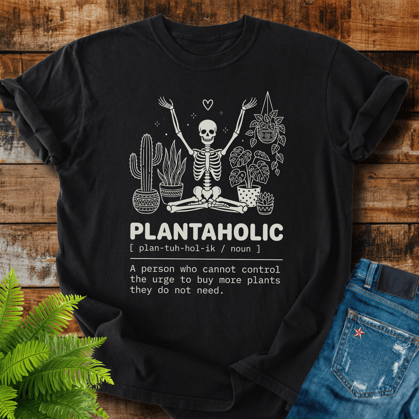 Plantaholic Definition T-shirt