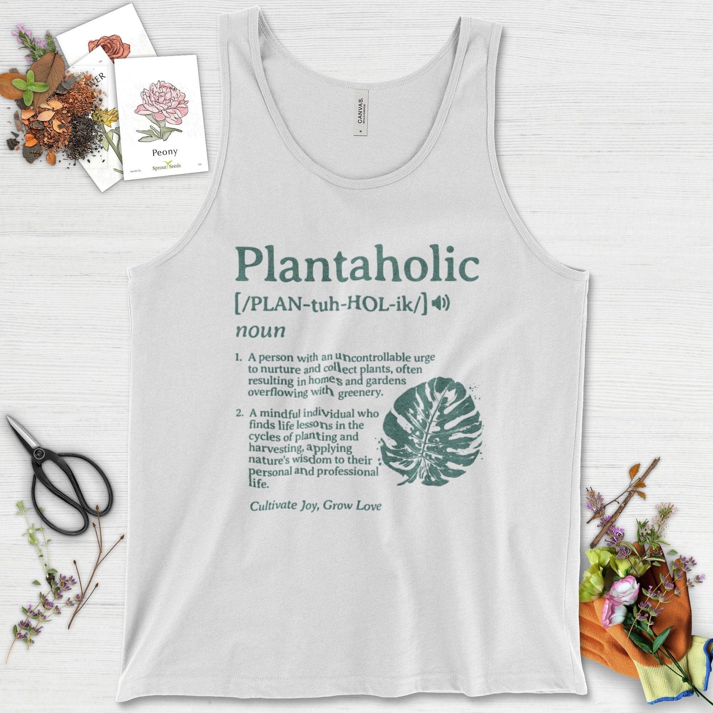 Plantaholic Definition Tank Top