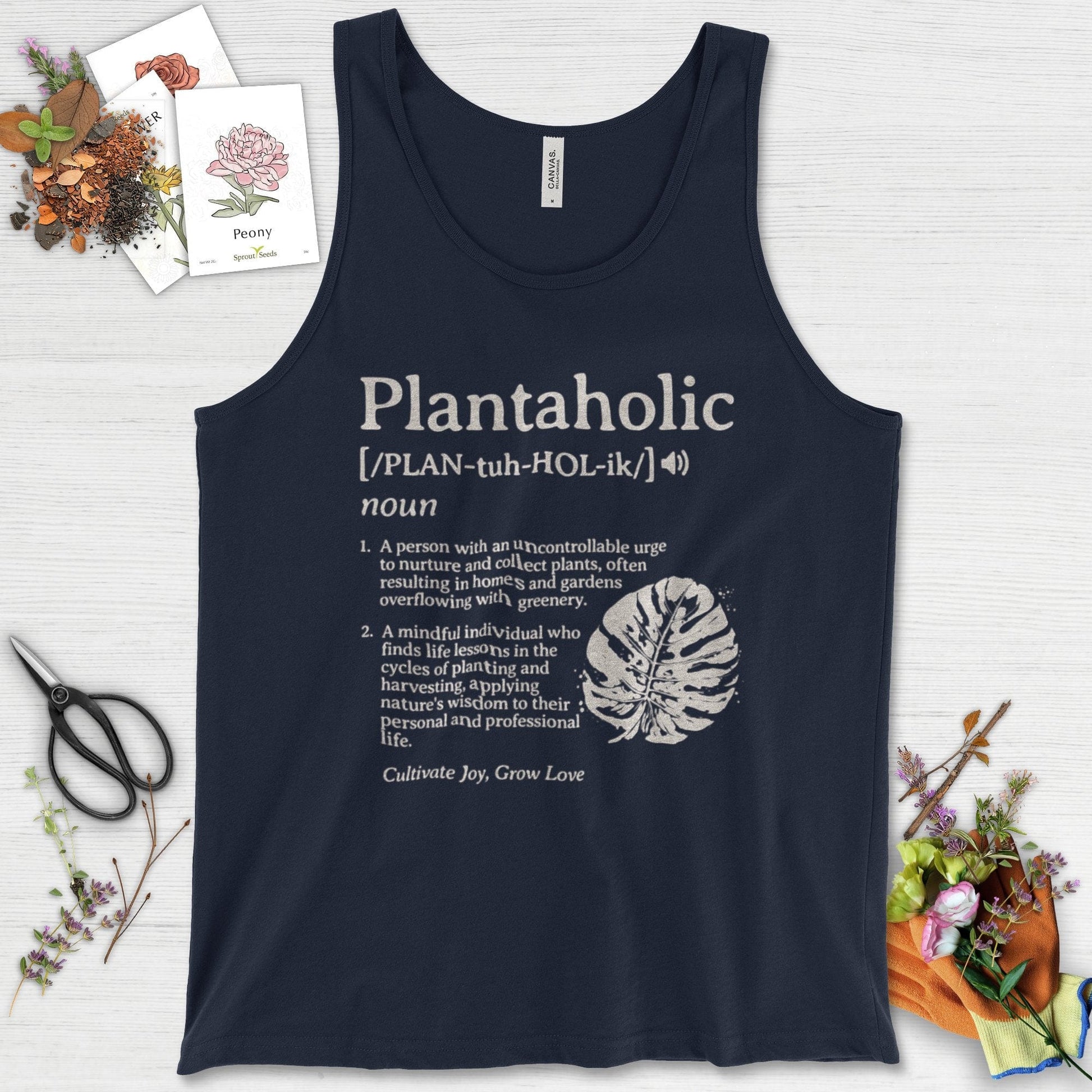 Plantaholic Definition Tank Top