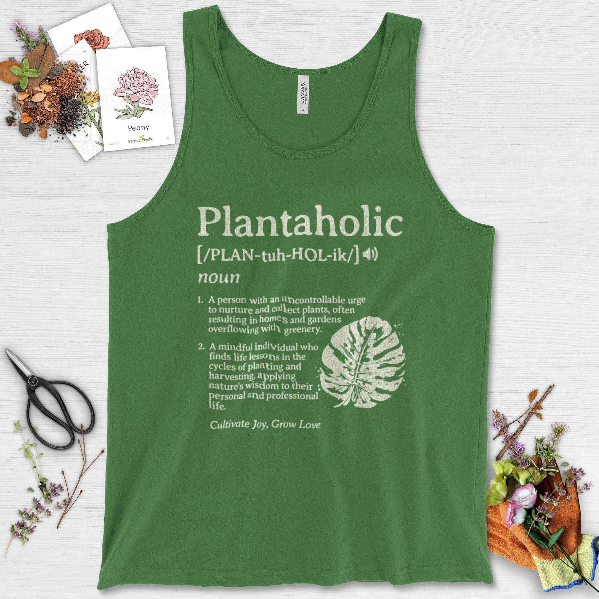 Plantaholic Definition Tank Top