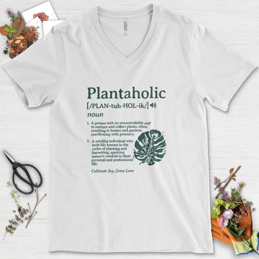 Plantaholic Definition V-Neck