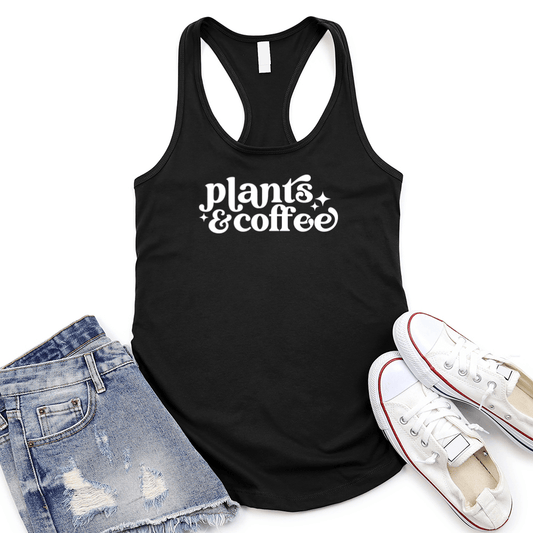 Plants And Coffee Women's Racerback Tank Top