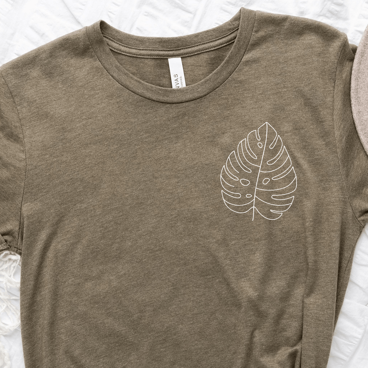 Pocket Monstera Unisex Tee