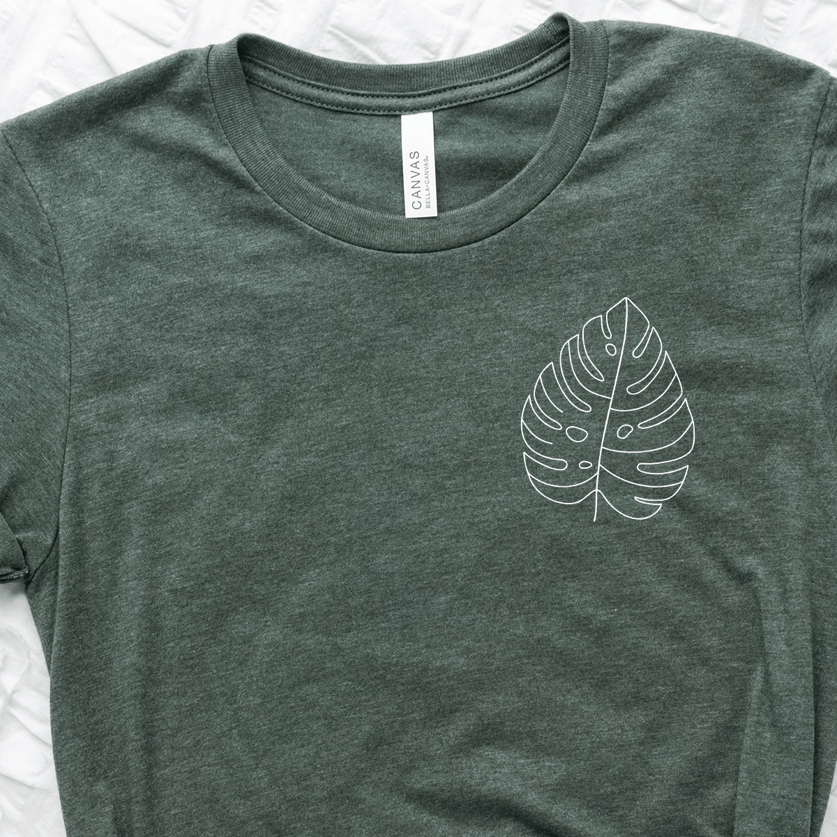 Pocket Monstera Unisex Tee