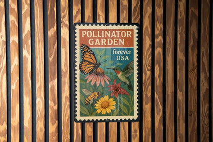 Pollinator Garden Metal Sign