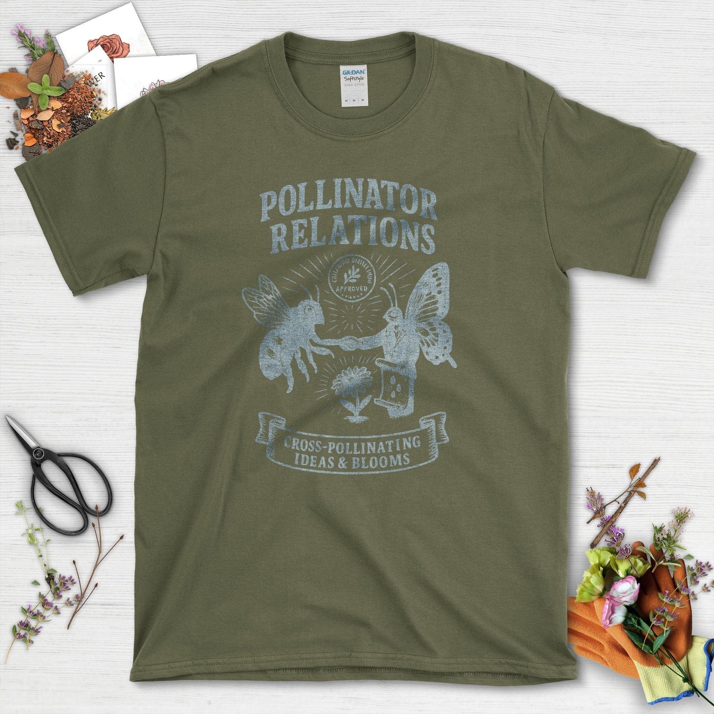Pollinator Relations Cross-Pollinating T-Shirt
