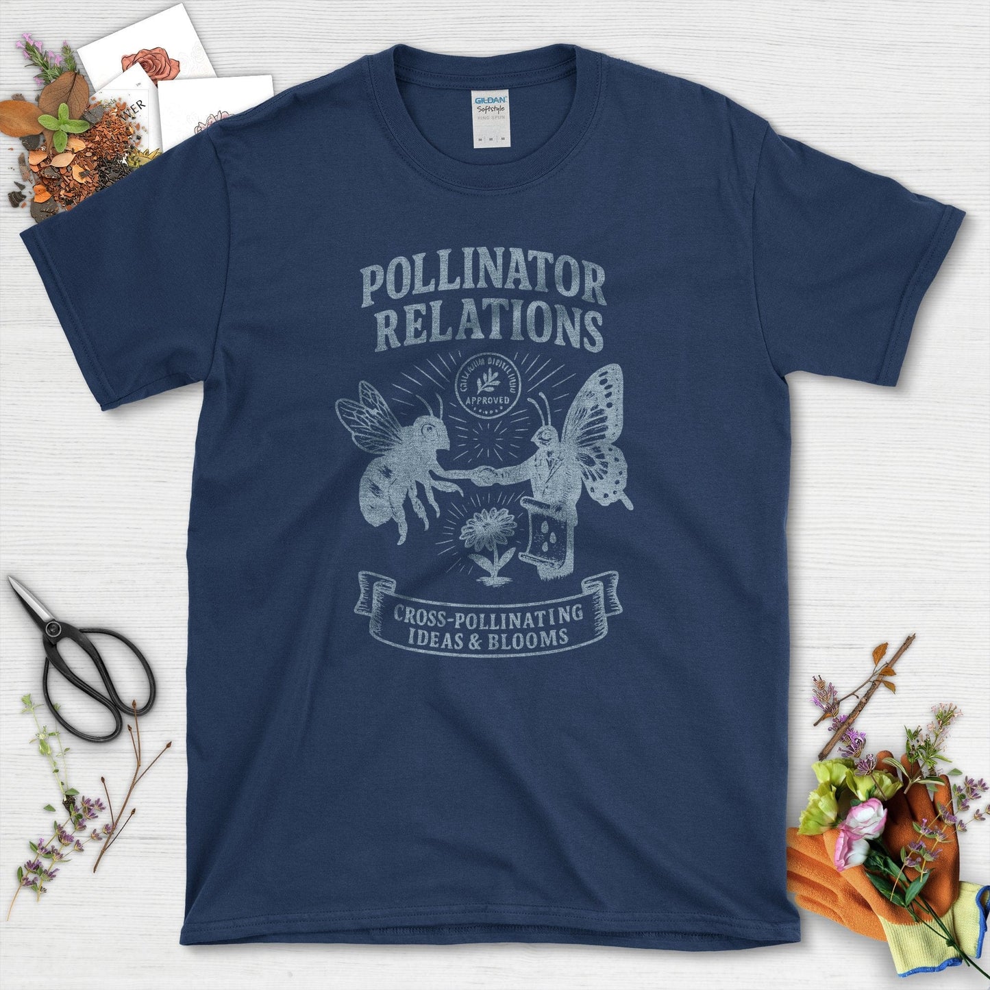 Pollinator Relations Cross-Pollinating T-Shirt