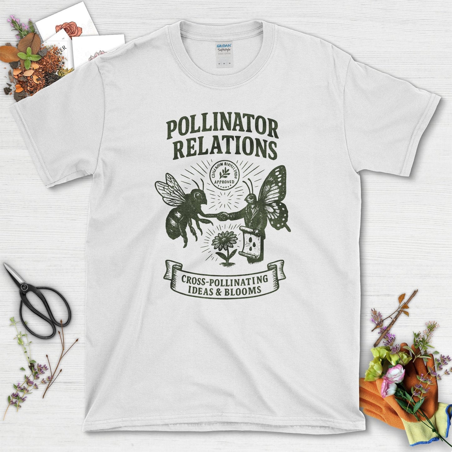 Pollinator Relations Cross-Pollinating T-Shirt