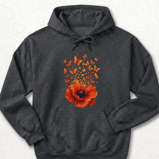 Poppy Butterflies Hoodie