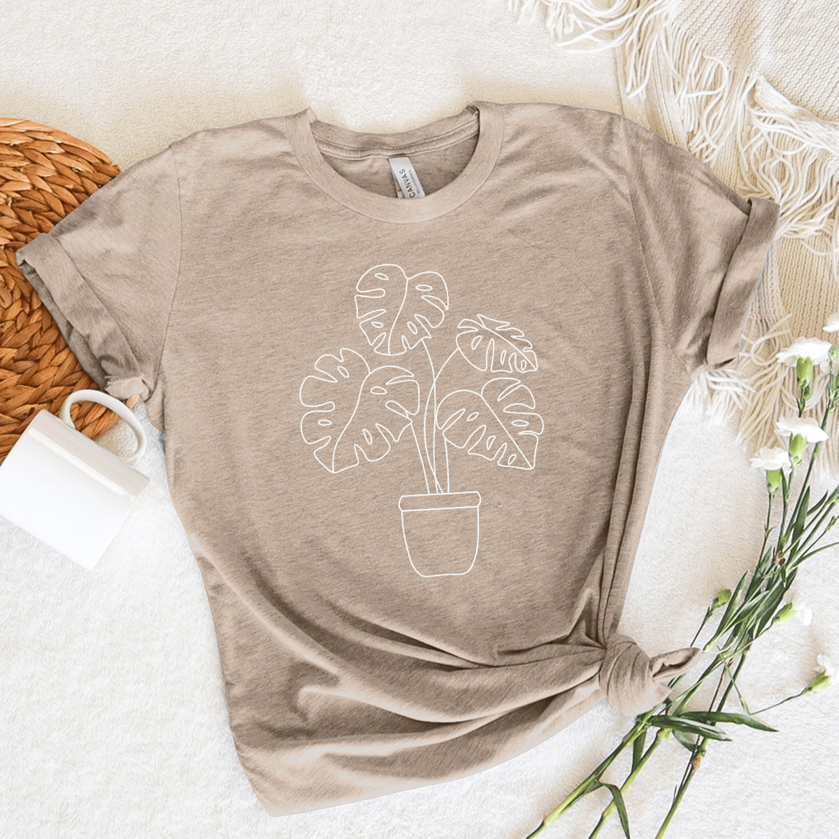 Potted Monstera Unisex Tee