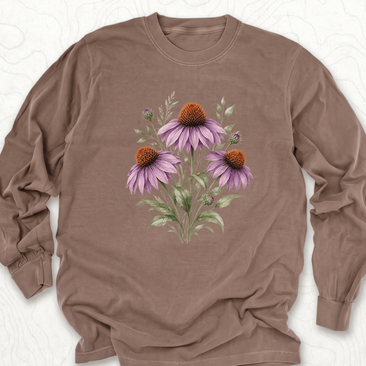Purple Coneflower LS T-shirt