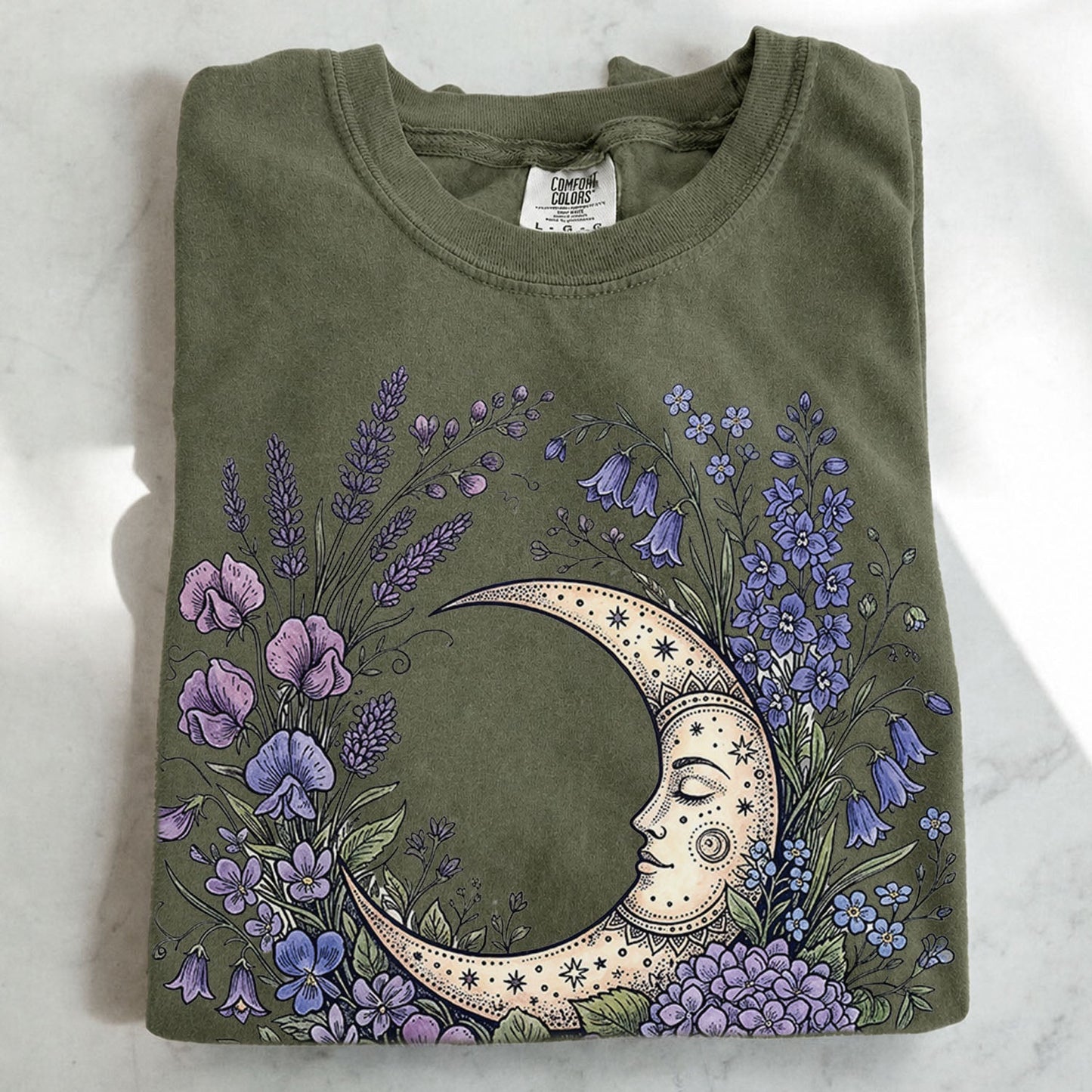 Purple Moon Floral T-Shirt