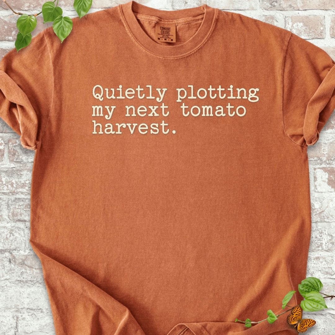 Quietly Plotting Tomato Harvest T-Shirt