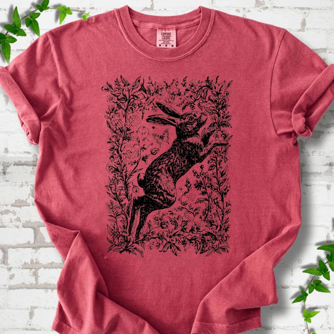 Rabbit and Flowers T-Shirt