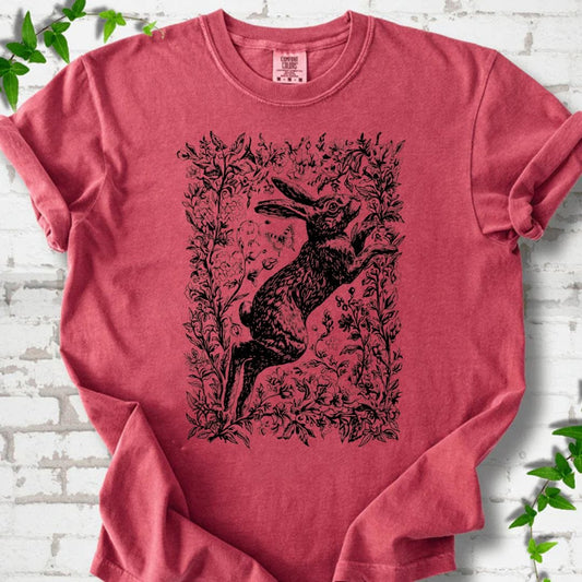 Rabbit and Flowers T-Shirt