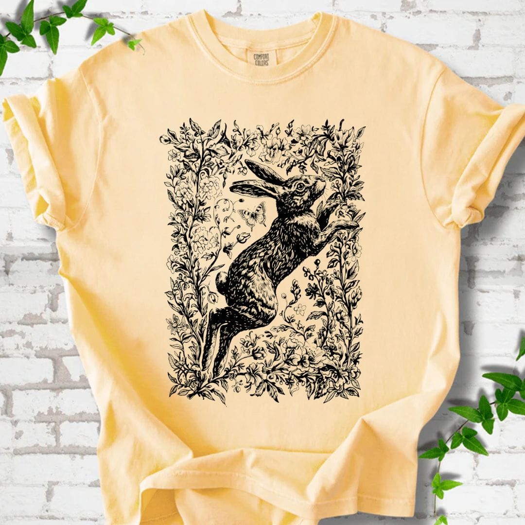 Rabbit and Flowers T-Shirt