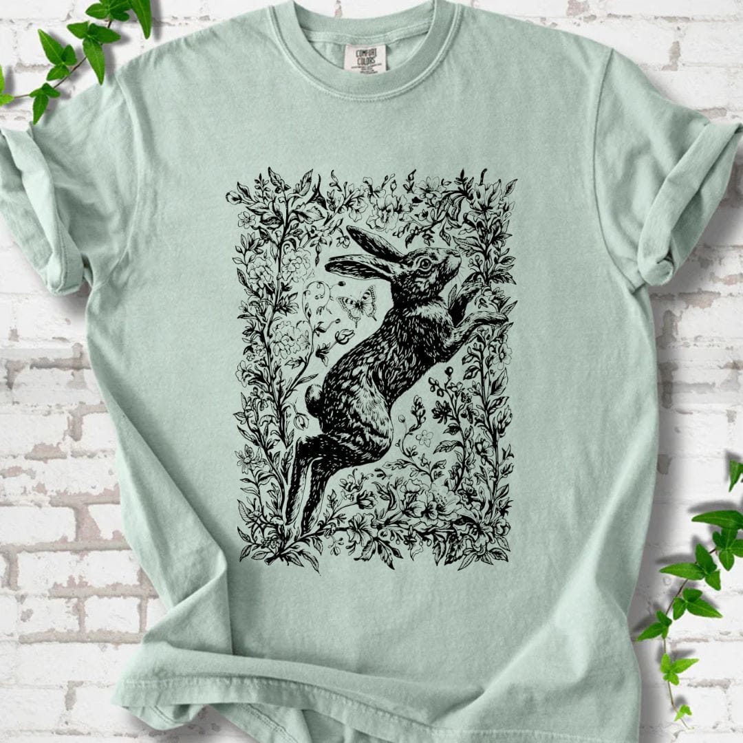 Rabbit and Flowers T-Shirt