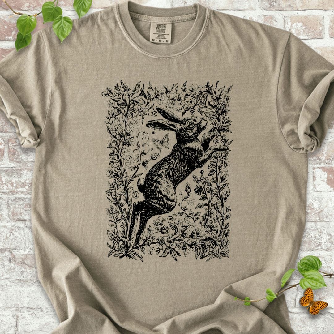 Rabbit and Flowers T-Shirt