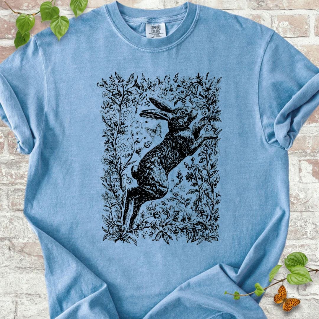 Rabbit and Flowers T-Shirt