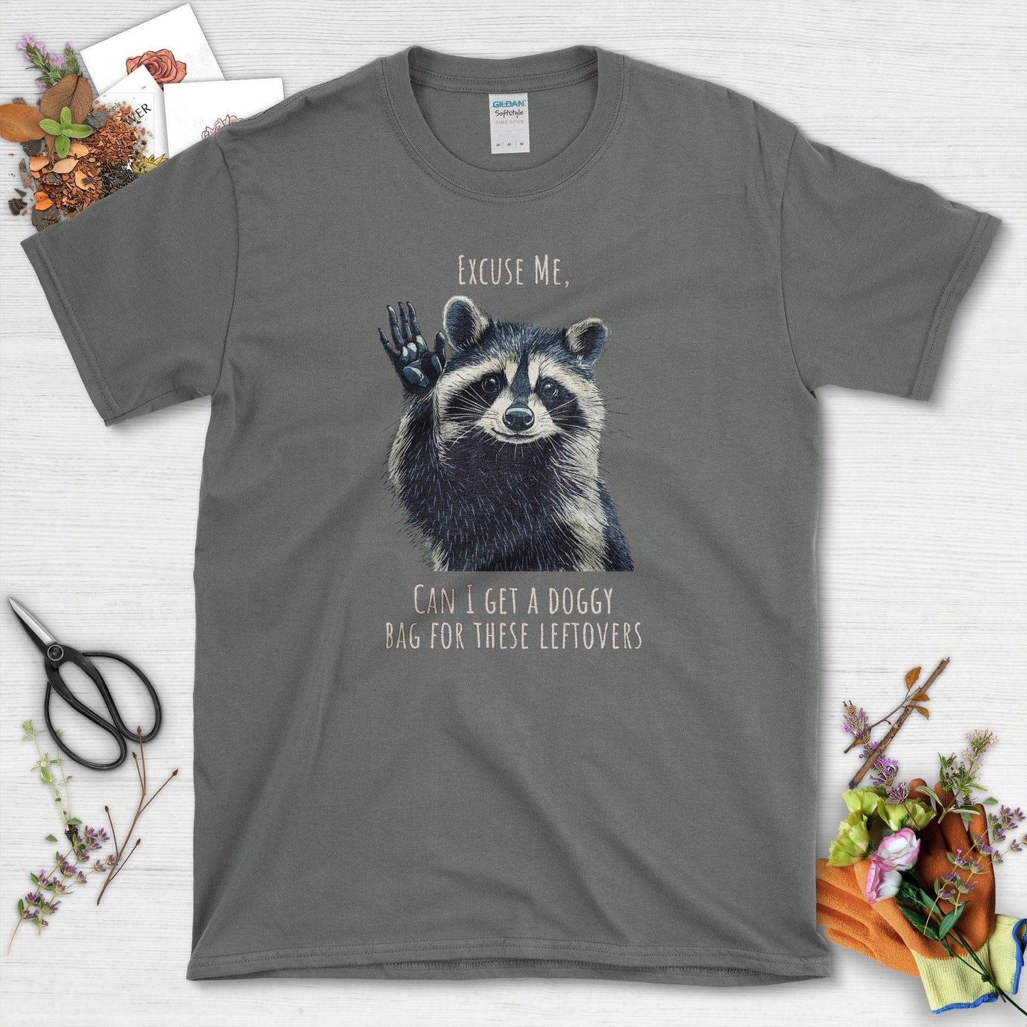 Raccoon Doggy Bag T-Shirt