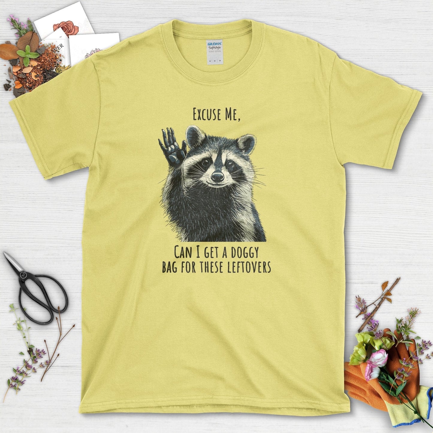 Raccoon Doggy Bag T-Shirt