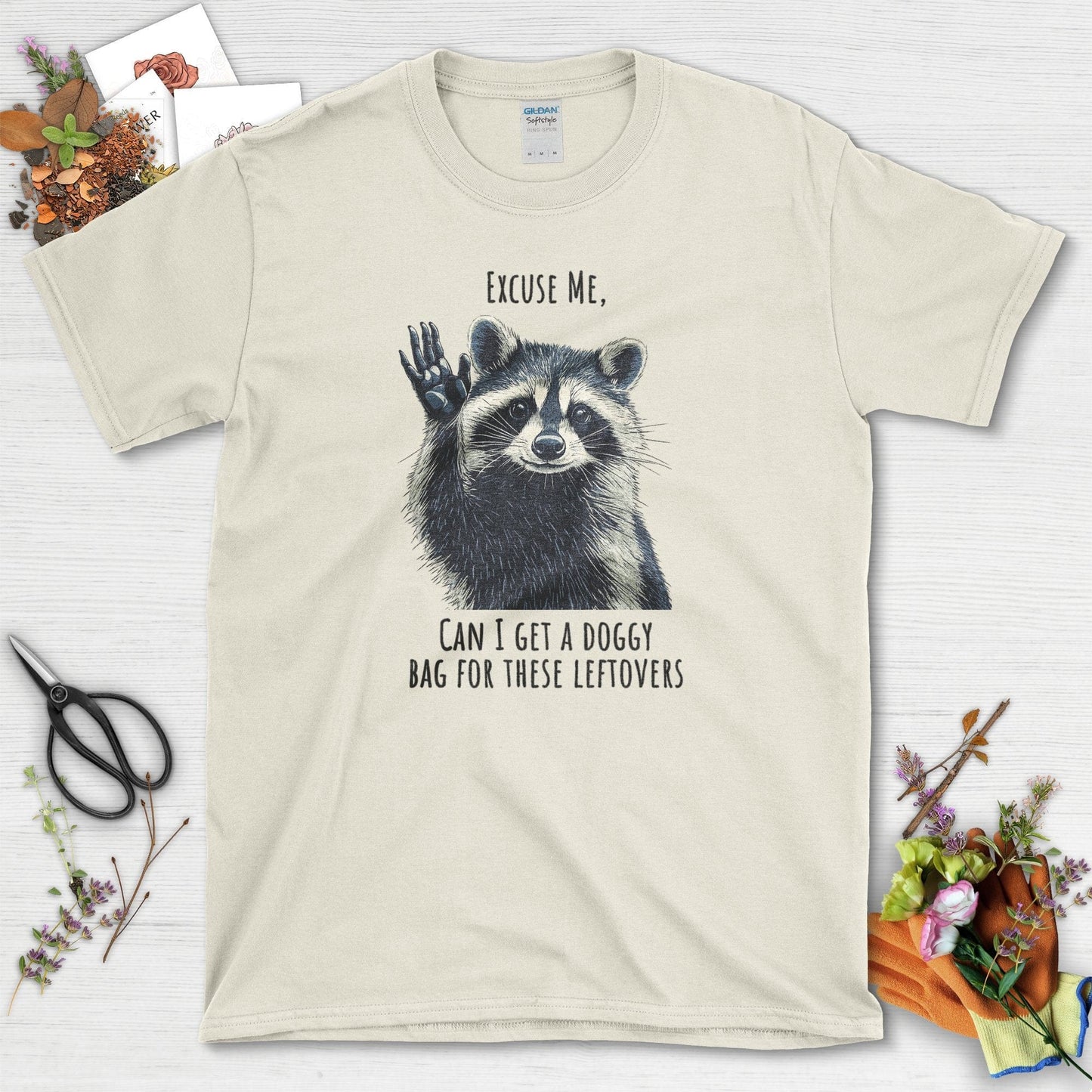 Raccoon Doggy Bag T-Shirt