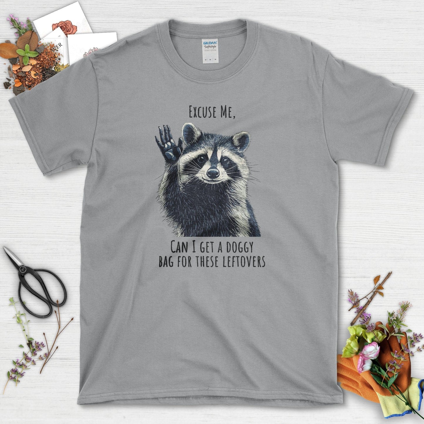 Raccoon Doggy Bag T-Shirt
