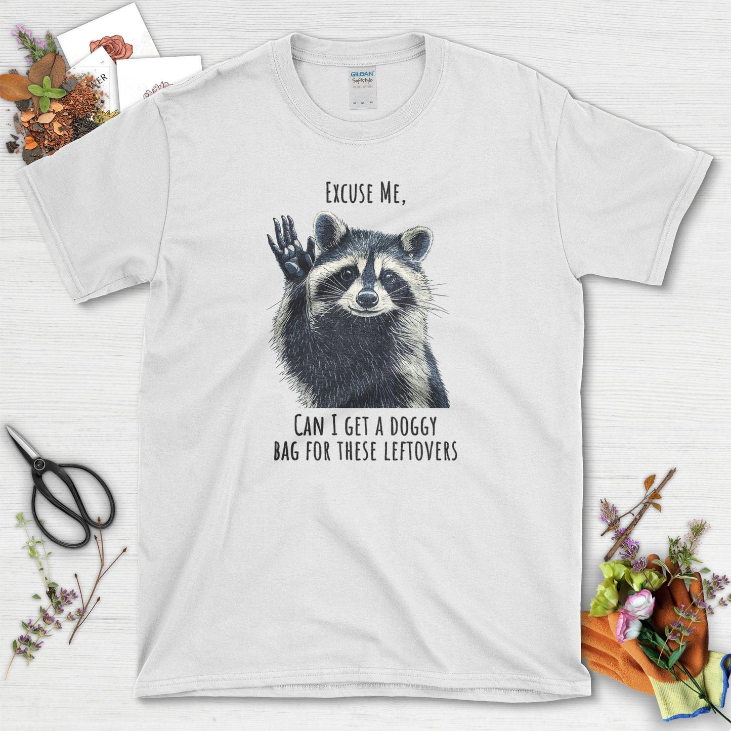 Raccoon Doggy Bag T-Shirt